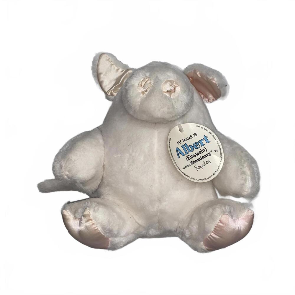 Albert Einswein Plush 1985 Boynton Zoominary Pig Vintage Collectible Toy Small